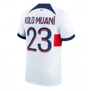 Paris Saint-Germain Randal Kolo Muani #23 Udebanetrøje 2023-24 Kort ærmer